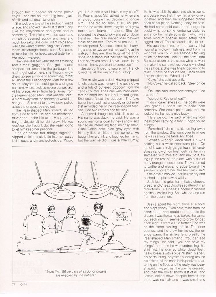 William Flew Omni Magazine Sf Short Stories 1987